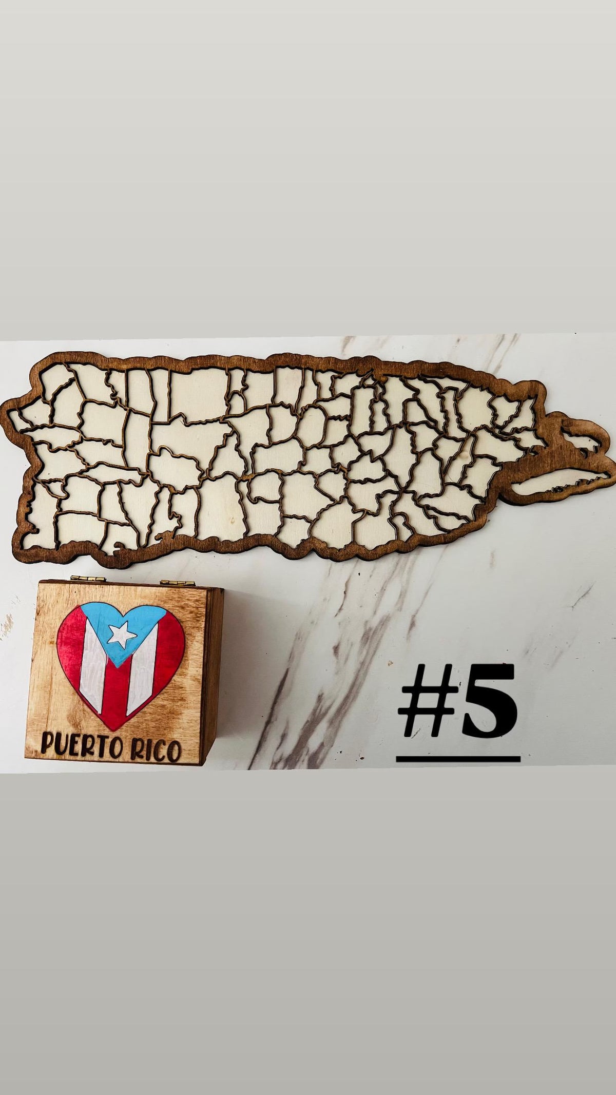 Mapa Puzzle de Puerto Rico Personalizable 🇵🇷
